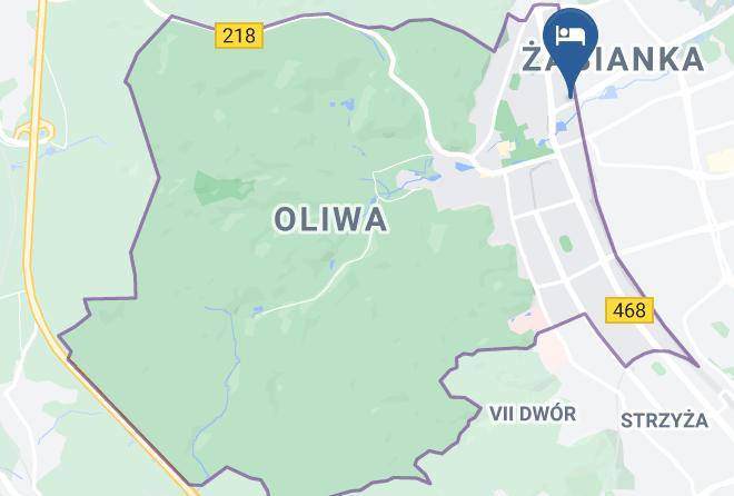 Gdansk - Pokoje Przy Parku Oliwskim Maps