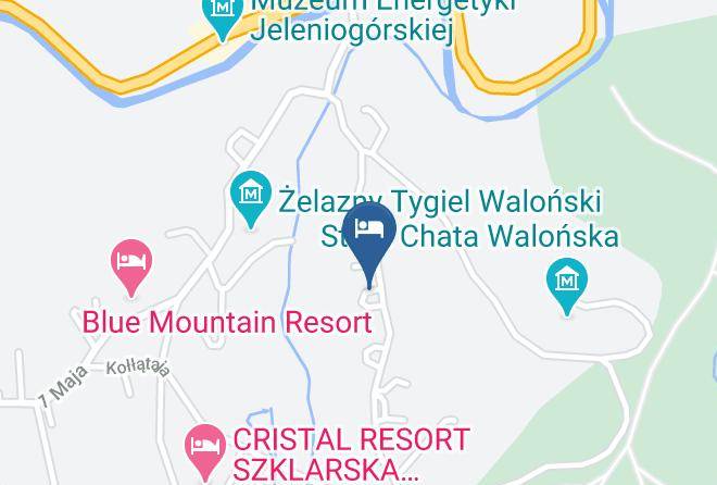 Pokoje Siodme Niebo Map