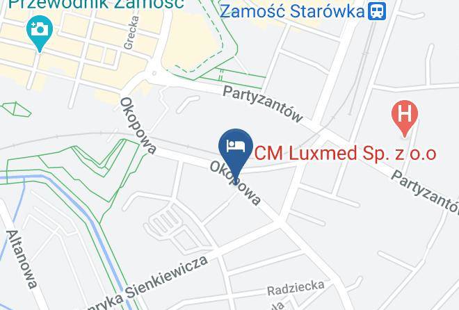 Zamosc - Pokoje Stare Miasto Maps