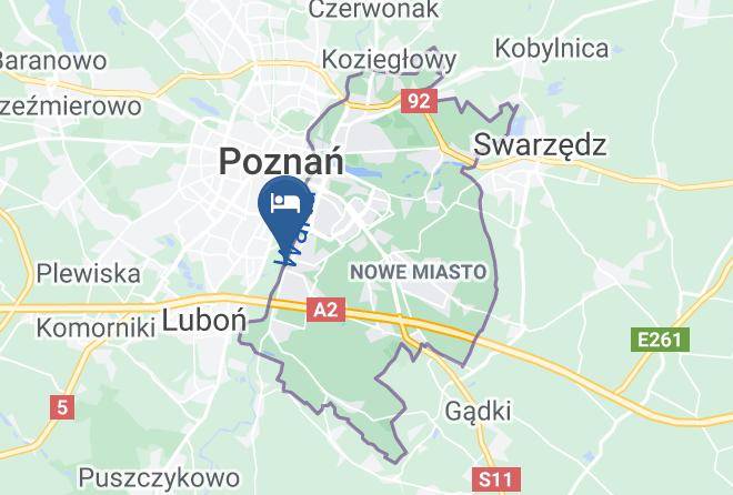 Poznan - Pokoje Staroleka Maps