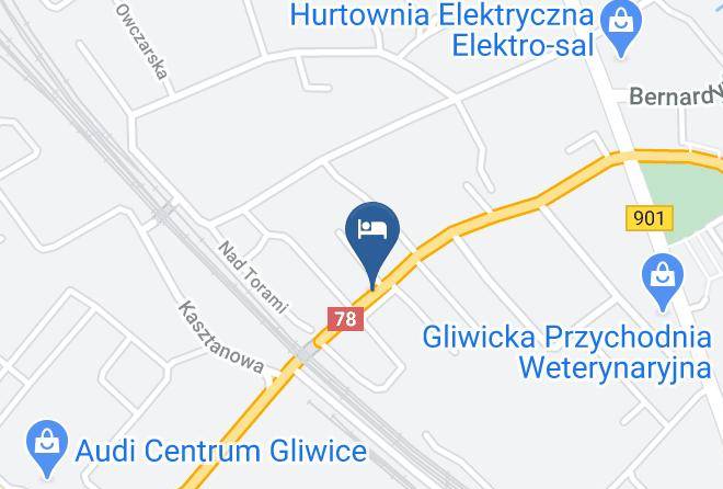 Gliwice - Pokoje Studio Gliwice Maps