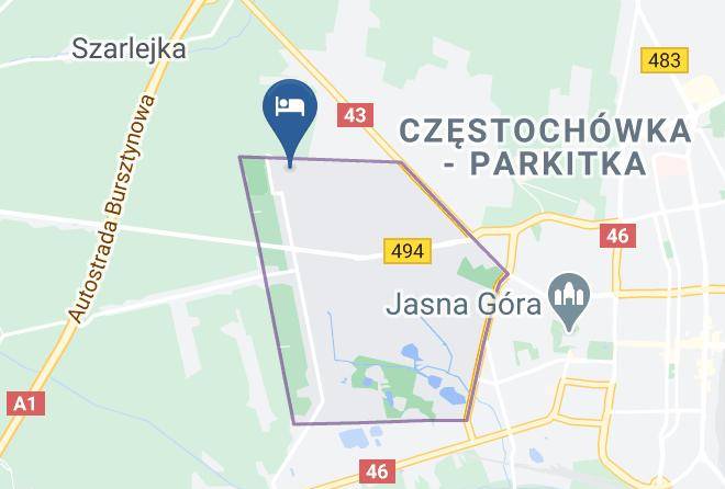 Czestochowa - Pokoje U Tosi Noclegi Czestochowa Kwatery Maps