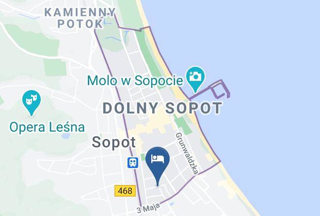 Sopot - Pokoje W Centrum Sopotu Lipowa 10 Maps