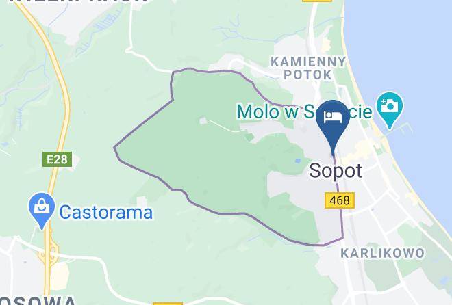 Sopot - Pokoje Za Zielonymi Drzwiami Sopot Maps