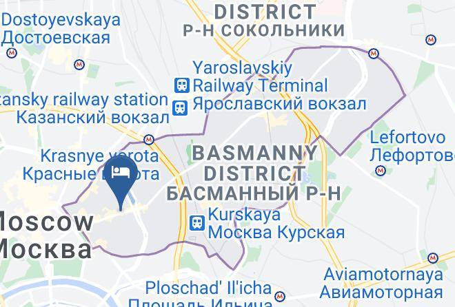Moscow - Pokrovka 6 Otel' Maps