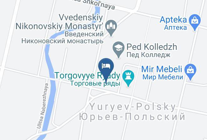 Yuryev Polsky District - Pokrovskaya Hotel Maps