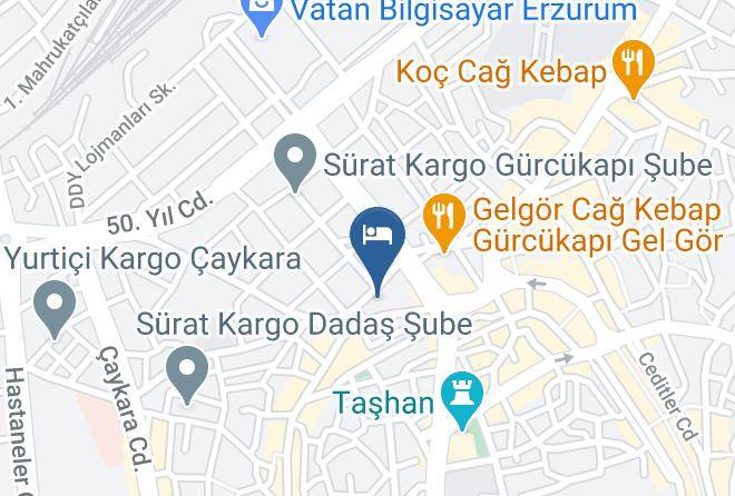 Yakutiye - Otel Polat Maps