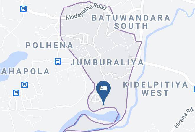 Poldhuwa Lake Resort Map