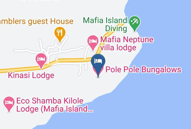 Mafia - Pole Pole Bungalows Maps
