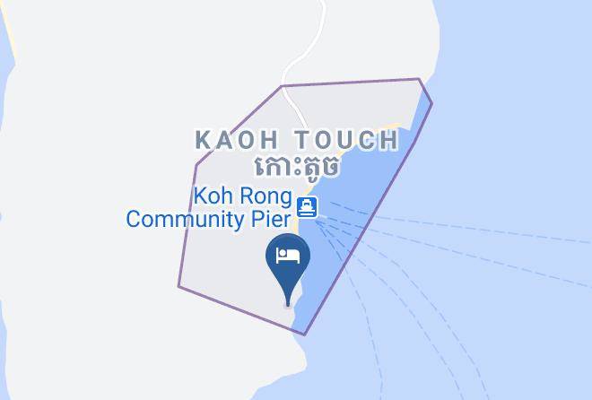 Preah Sihaknuk Town - Police Beach Maps