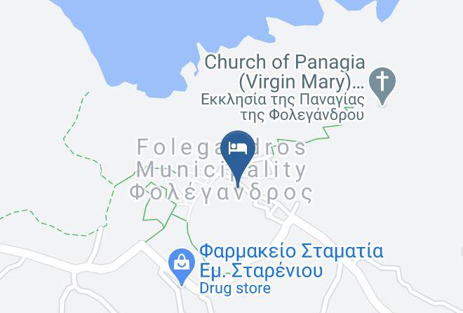 Thira - Polikandia Hotel Maps