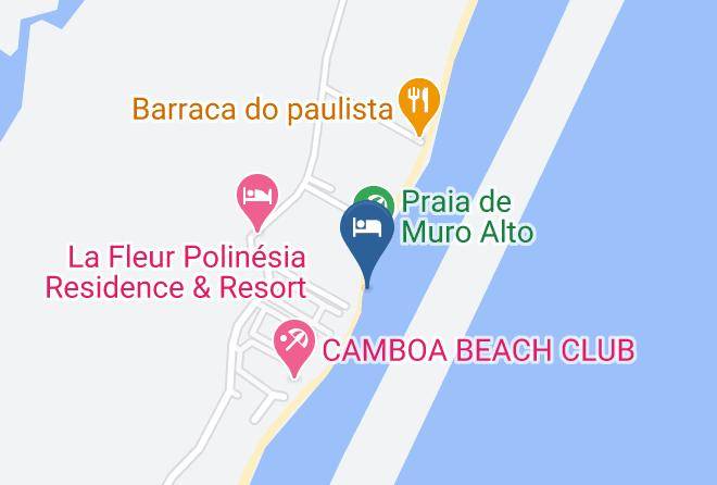 Ipojuca - Polinesia Resort Muro Alto Ipojuca Maps