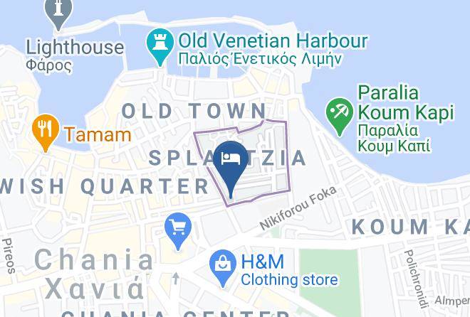 Khania - Polixeny's Suites Maps