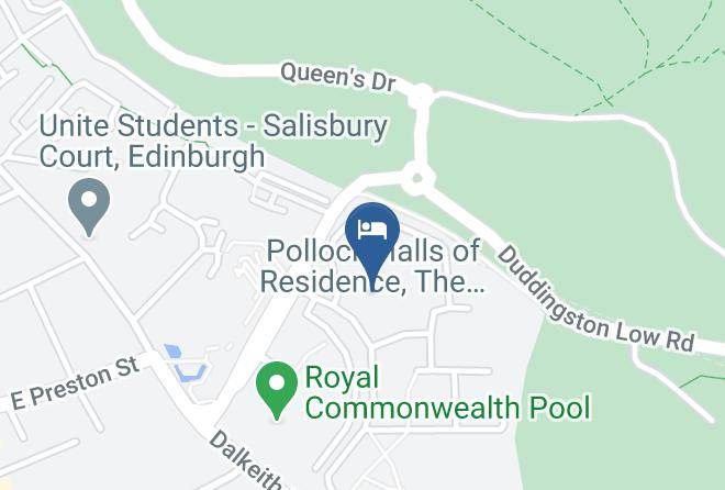 Edinburgh City - Pollock Halls Of Residence The University Of Edinburgh Maps