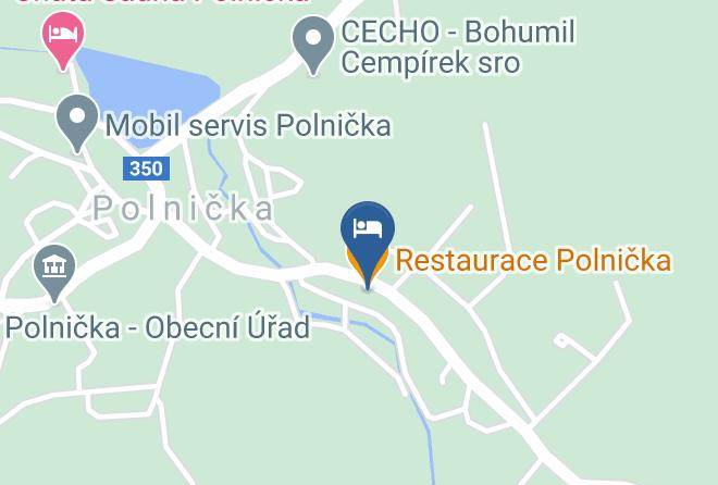 Zdar Nad Sazavou - Polnicka Restaurant Maps