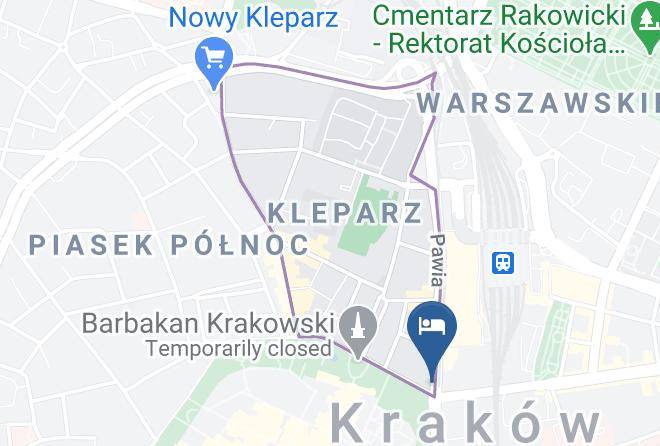 Cracow - Polonia Hotel Maps