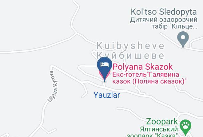 Yalta - Polyana Skazok Maps