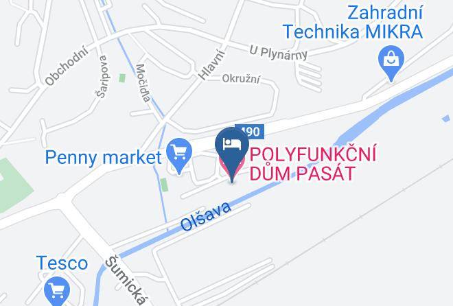 Uherske Hradiste - Polyfunkcni Dum Pasat Maps