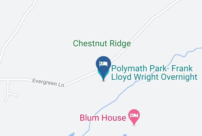 Westmoreland - Polymath Park Frank Lloyd Wright Overnight Maps
