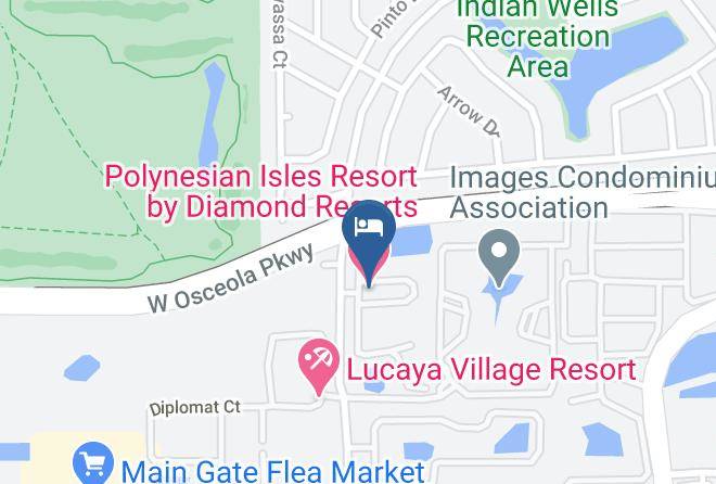 Osceola - Polynesian Isles Resort By Diamond Resorts Maps