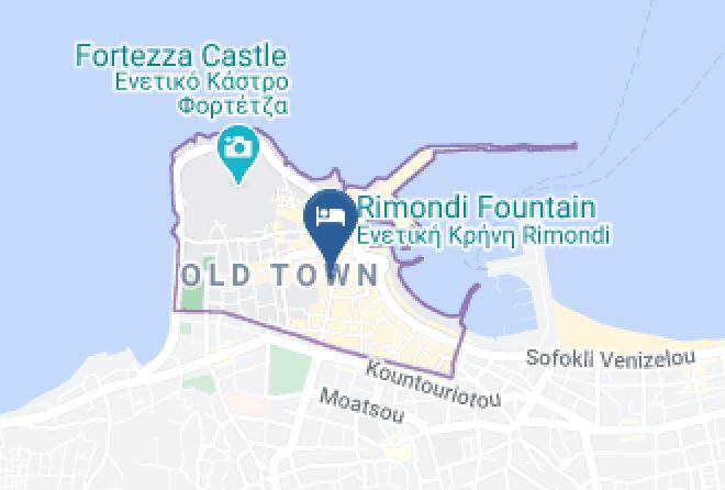 Rethimni - Polyxenia Boutique Hotel Maps