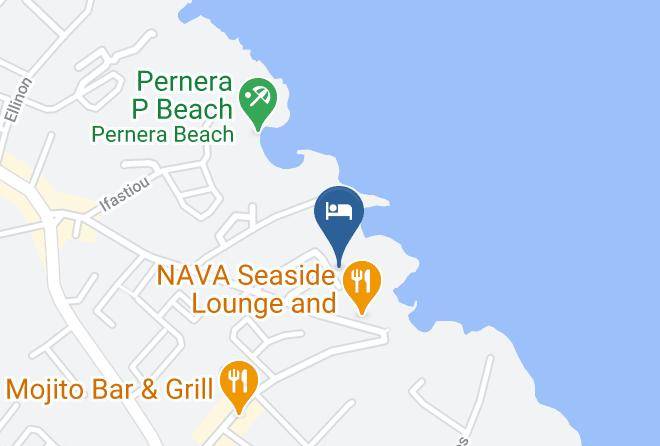 Cyprus - Polyxenia Isaak Beach Restaurant Maps