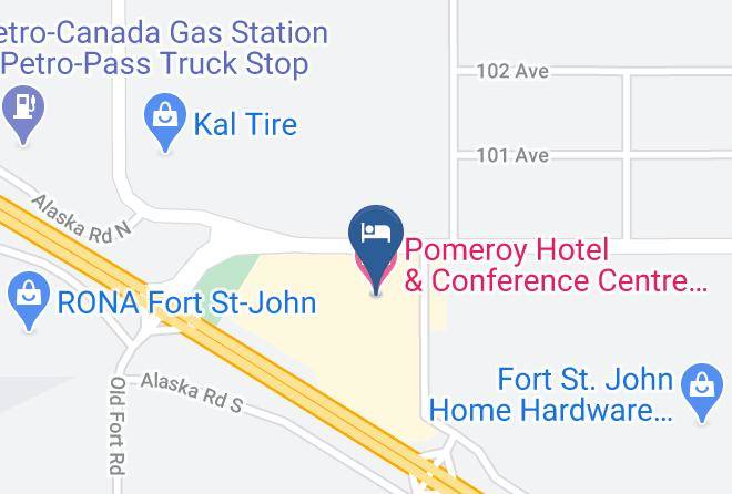 Peace River - Pomeroy Hotel & Conference Centre Fort St John Maps