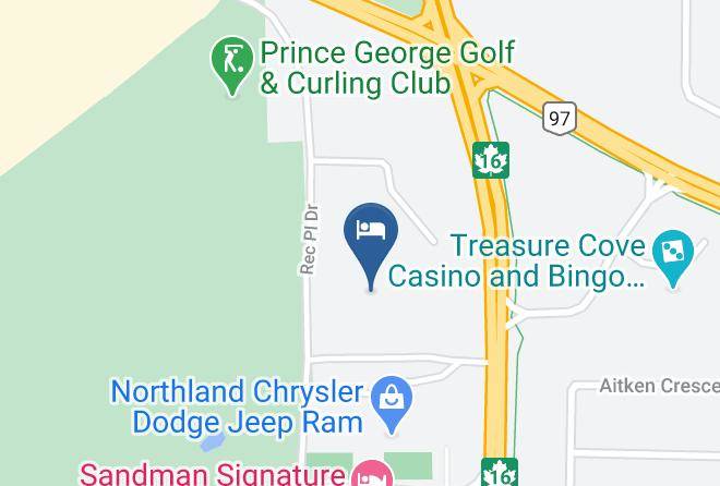 Fraser Fort George - Pomeroy Inn & Suites Prince George Maps