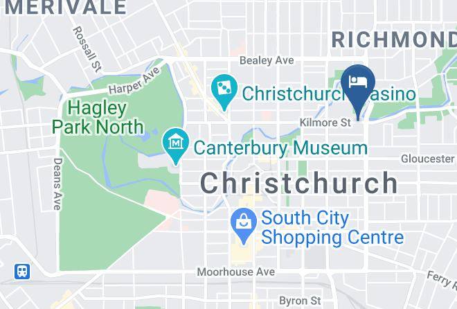 Christchurch - Pomeroy's On Kilmore Maps