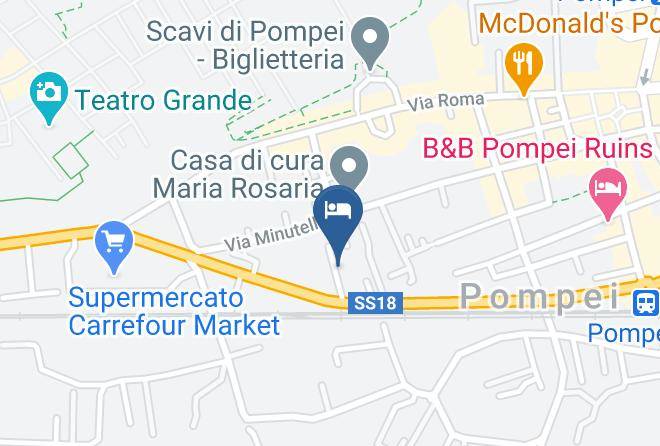 Naples - Pompei Inn Ruins B&b Luxury Suite Maps