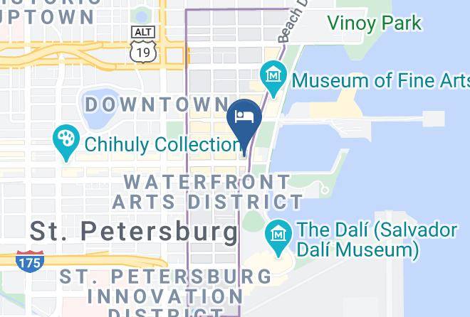Pinellas - The Ponce De Leon Hotel Maps