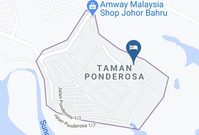 Johor Bahru - Ponderosa Golf & Country Club Maps