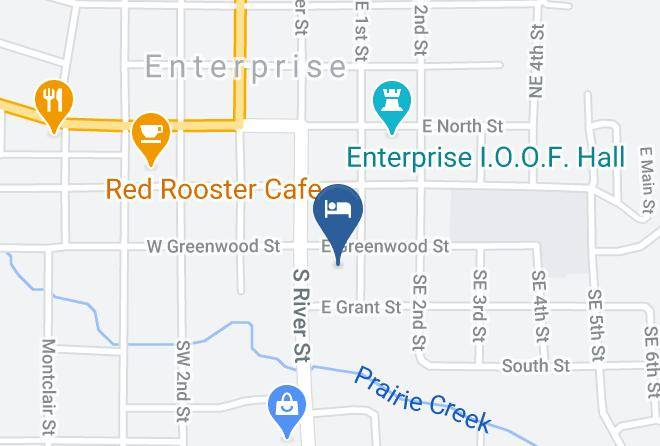 Wallowa - Ponderosa Motel Maps