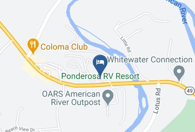 El Dorado - Ponderosa Rv Resort Maps