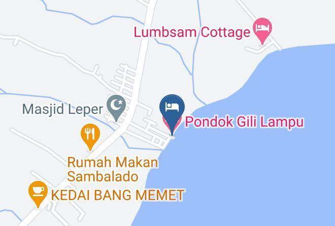 Lombok Timur - Pondok Gili Lampu Maps