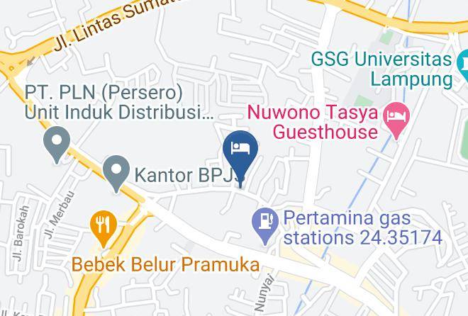 Bandar Lampung - Pondok Inap Lojaya Maps