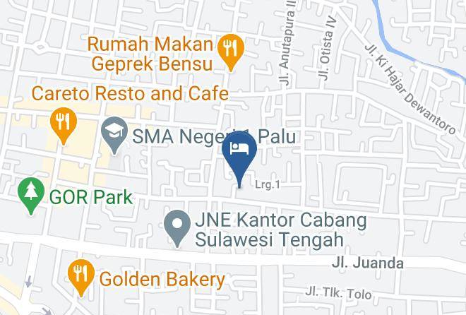 Kota Palu - Pondok Indah Hotel Maps