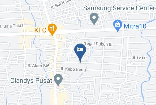 Denpasar - Pondok Kori Bata Hotel Maps