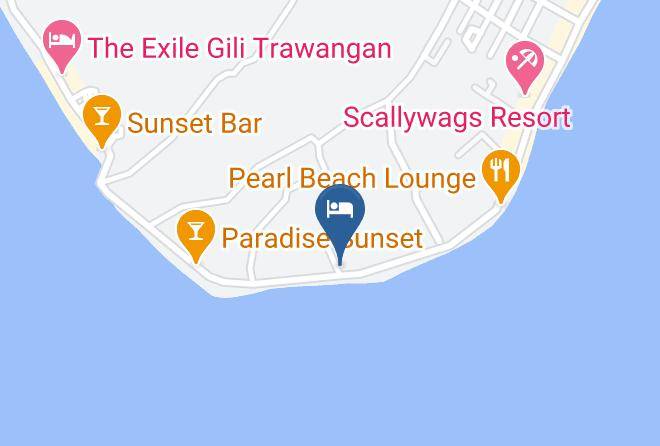 North Lombok Regency - Pondok Santi Estate Luxury Beachside Accommodation Maps