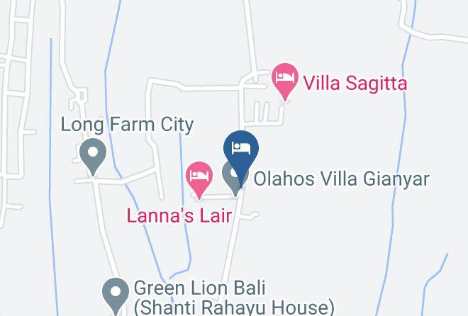 Gianyar Regency - Pondok Sawah Maps