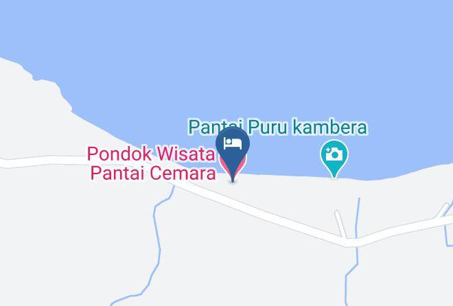 Sumba Timur - Pondok Wisata Pantai Cemara Maps