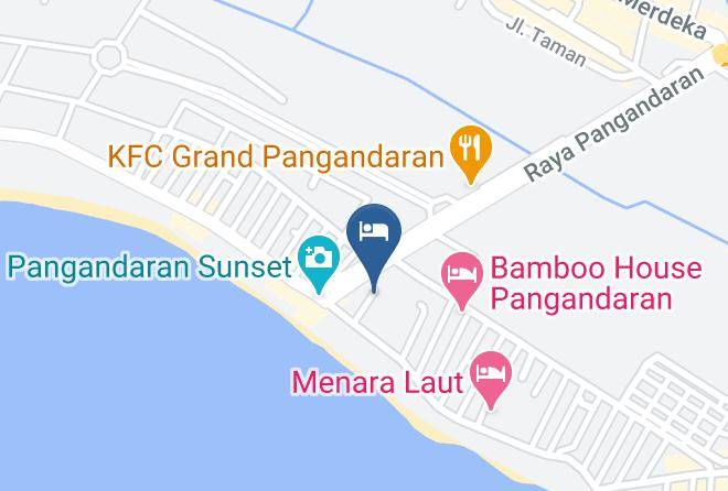 Pangandaran Regency - Pondok Wulan Maps