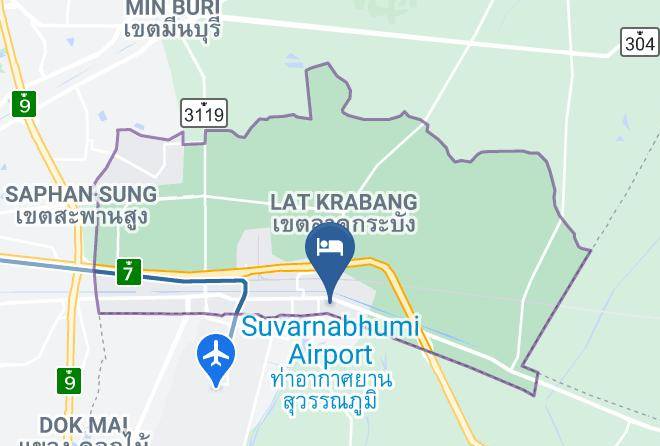 Lat Krabang District - Pongsakorn Boutique Resort Maps