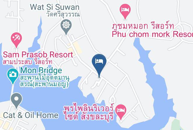 Amphoe Sangkhla Buri - Ponnatee Resort Maps