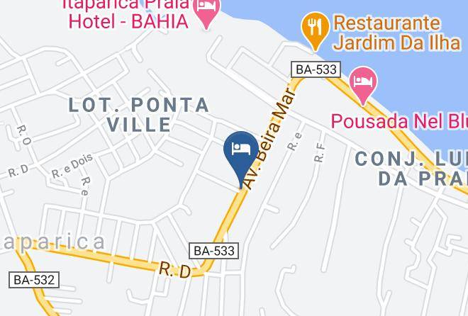 Itaparica - Ponta Ville Pousada Maps