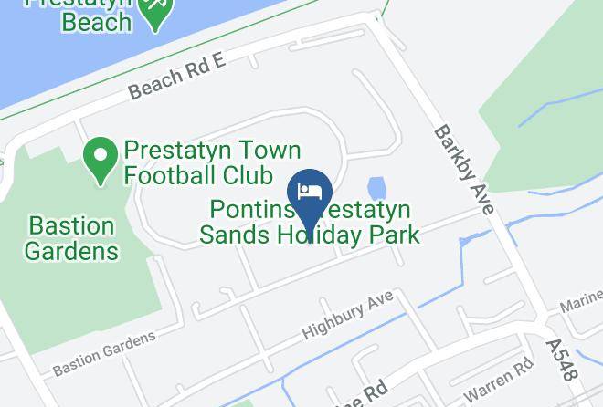 Denbighshire - Pontins Prestatyn Sands Holiday Park Maps