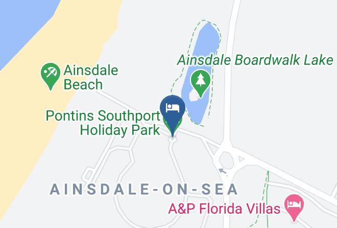 Sefton - Pontins Southport Holiday Park Maps