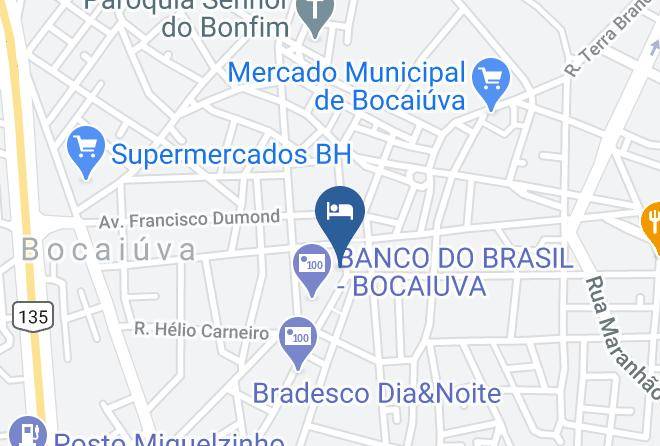 Bocaiuva - Pontual Hotel Maps