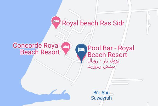 Ras Sedr - Pool Bar Royal Beach Resort Maps