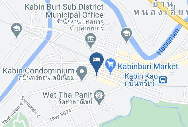 Amphoe Kabin Buri - Poon Suk Hotel Kabin Buri Prachin Buri Maps